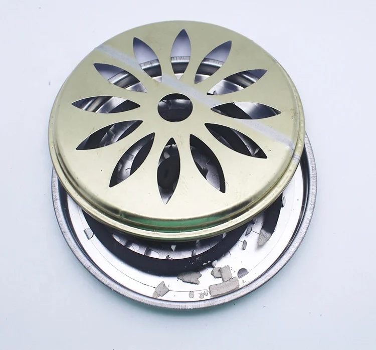mosquito-repellent incense holder with lid mosquito repellent incense tray gray tray portable serrated