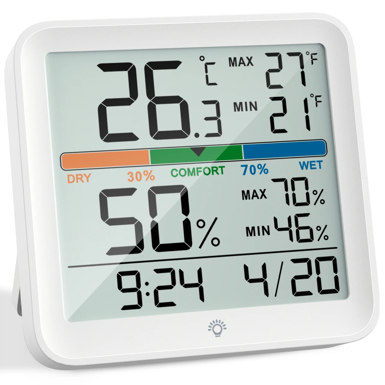 YGH5275WIFI tuya wifi hygrometer thermometer wireless weather station temperature sensor indoor digital hygrometer thermometer