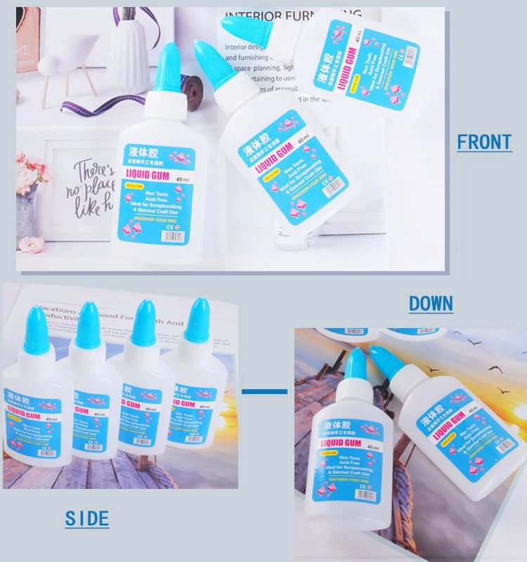 Лидер продаж 5 кг бесплатно PVA прозрачный клей для прозрачного слайма