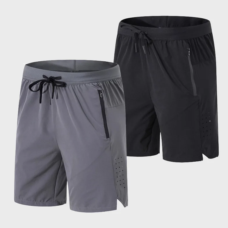 Sportswear Mens Shorts With Pockets Quick-Drying Breathable Outdoor Wear Workout Polyester Running shorts for men gym