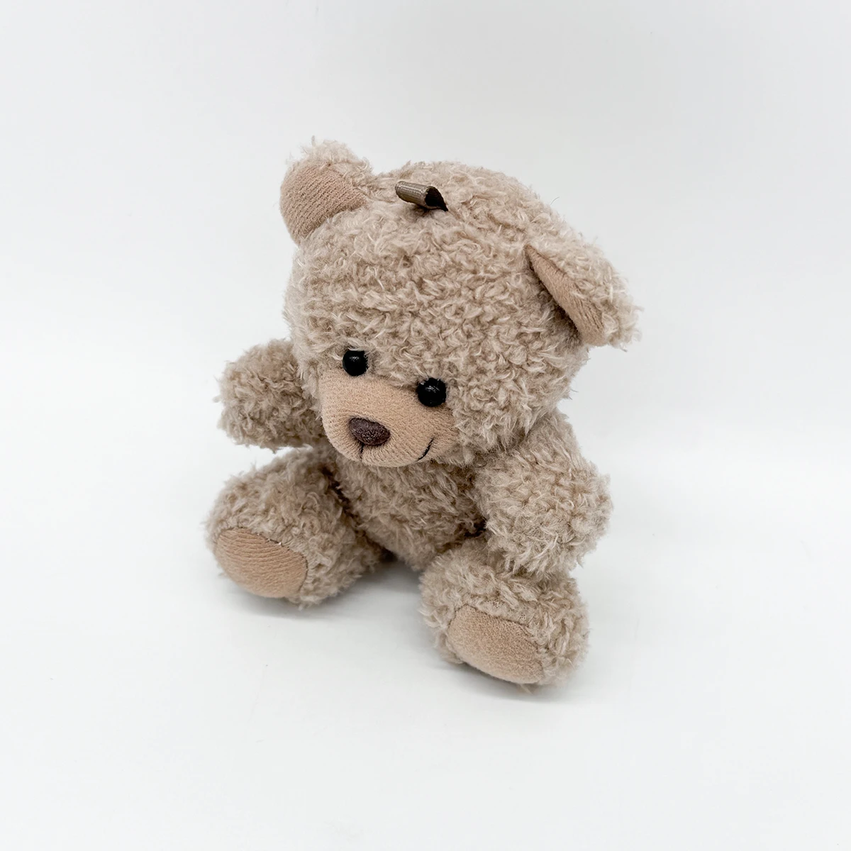 Custom cartoon teddy bear plush toy 11cm mini size cute animal plushies doll keychain Pendant bear plush doll kids cute gift