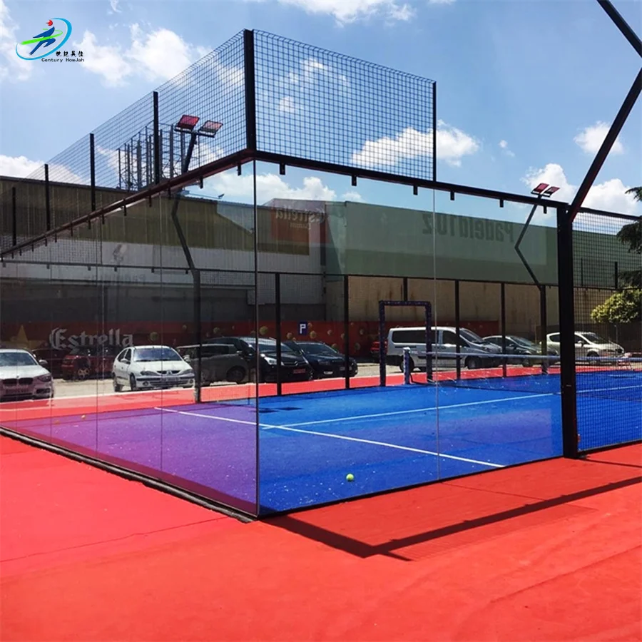 Outdoor  SSuperPanoramic Padel Court Equipment Premium Tennis Court Fitting for Optimal Performance