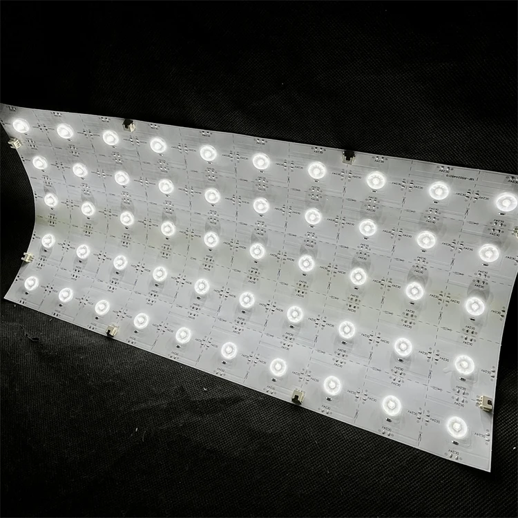 specialized led flexible board for ceiling 24*48cm led soft diffuser sheet with lens