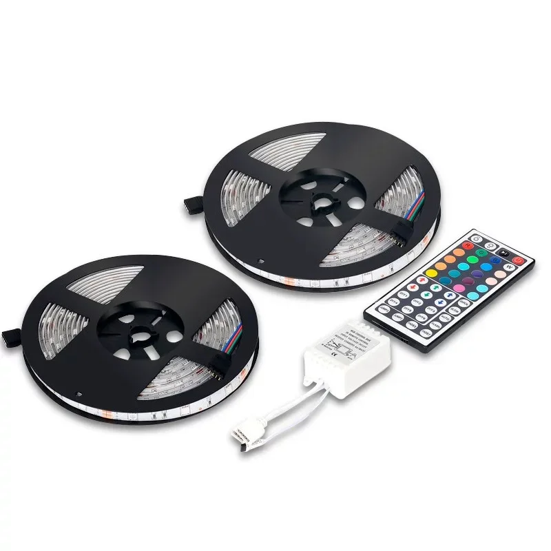 DC12V RGB LED Strip Kit Magic Flexible Waterproof Outdoor Smart 5M LED Strip 2835 SMD IP65 LED Strips Lights with LED Driver