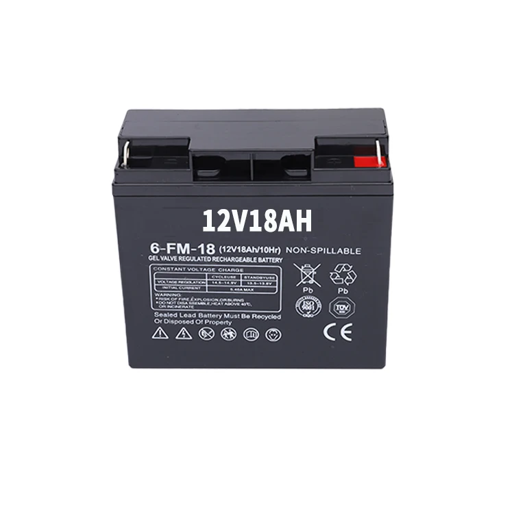 ZJRG-12V18AH Free Maintenance Valve-Controlled Sealed Lead-Acid Type Battery
