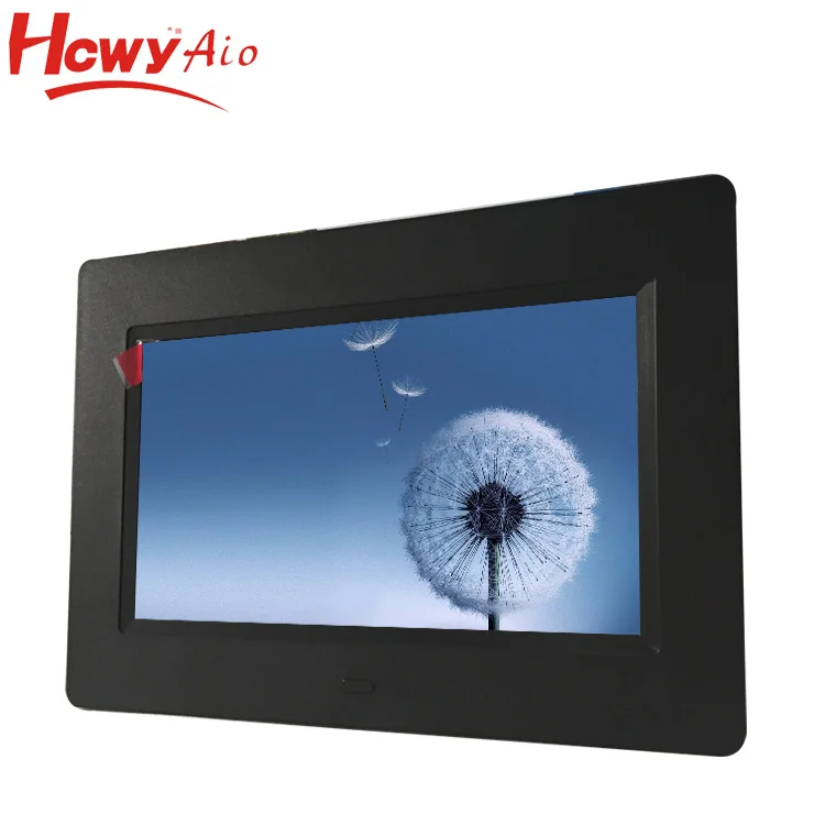 7' Digital Signage Advertising Media 7 inch Plastic Case Video Player Digital Photo Frame