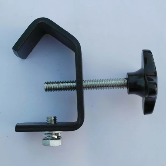 2 inch  2' lighting fixture accessories Heavy duty Black Sliver suspension clamp Mounting c clamp for stands and truss system