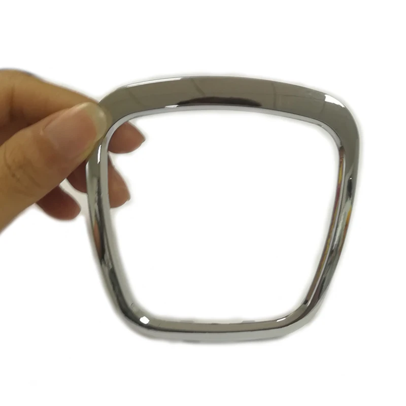 ABS chrome steering wheel trim decorative center emblem frame sequins sticker accessories for A4 B6 B7 B8 A6 C7 A5 Q7 Q5