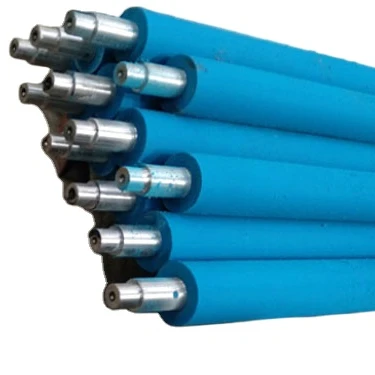 factory Customized Ink Polyurethane sbr Rubber Roller Silicon Roller For Heat Transfer Printing Machine Printer