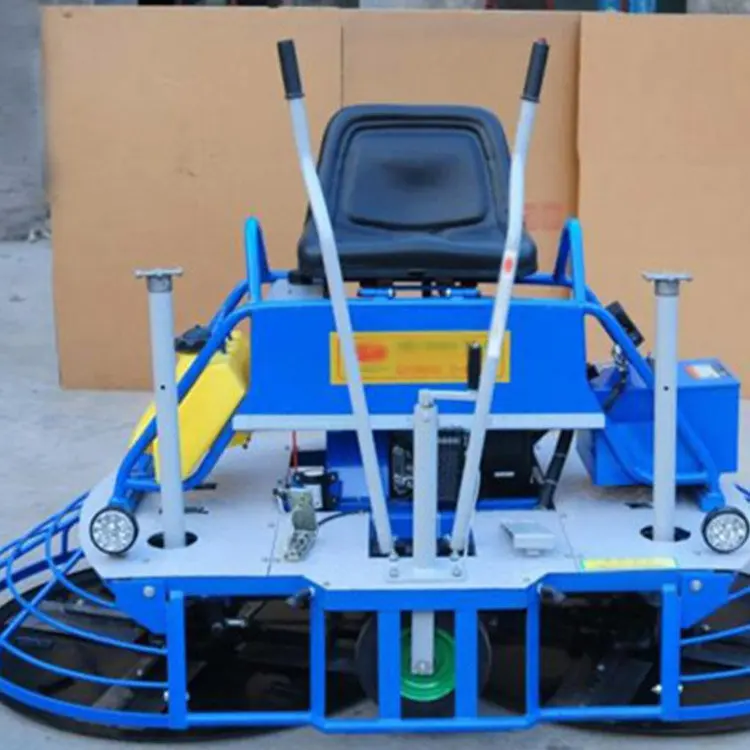 Gasoline Trowel Machine Driving Type Floor Large Area Concrete Smooth Finishing Machine Ride On Power Trowel