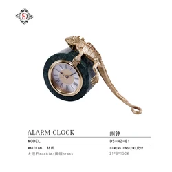 Nordic minimalist clock light luxury creative bedroom clock living room desktop table clock home decoration decorative desktop c