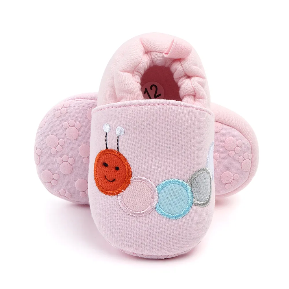New fashion Cotton fabric Cute animal 0-2 years breathable baby cotton shoes