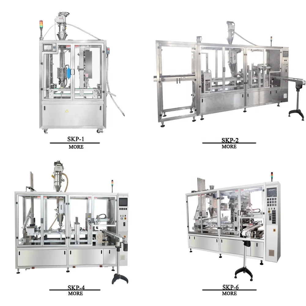 Automatic Single Line Original White Coffee Freeze Dried Powder Coffee Capsule Filling Sealing Machine for Dolce Gusto