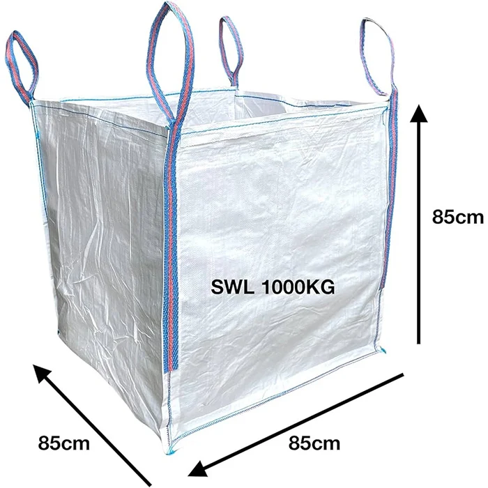 compression FIBC Polypropylene PP Big Bag Certified Factory Bulk Sack Inner Corner 1 Ton Super Jumbo Sand Bag PP Woven Jumbo Bag