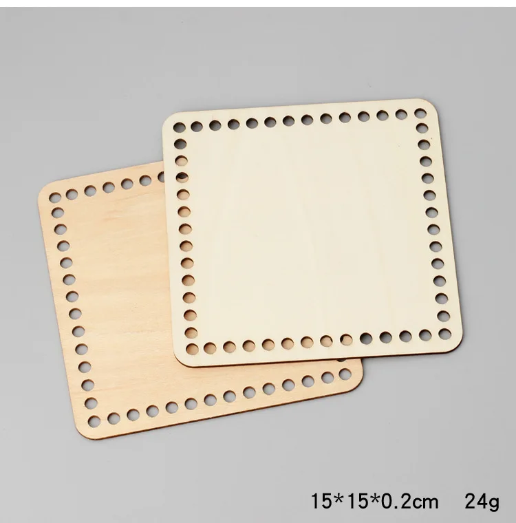 Unfinished Wooden Base for Crochet & Weaving Supplies DIY Bags Purse Making Needlework Wood Base Shaper Crochet Bag Bottom