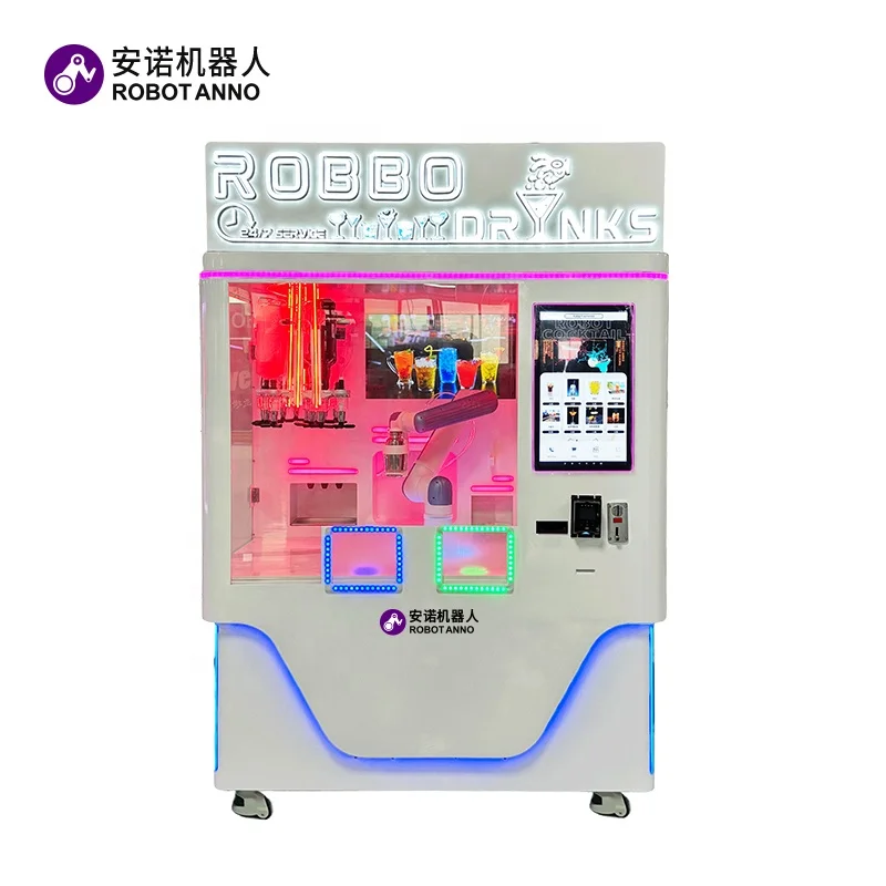 Drink Service Single Cup Robot Bartender Vending Machine Smart Mojito Machine Cocktail Robot Bartender
