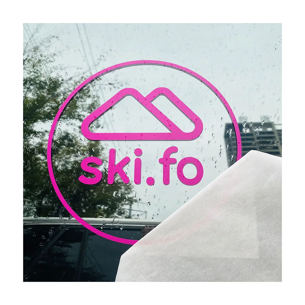 Цветная печать пользовательского логотипа УФ-стойкий водонепроницаемый Бампер для окон переносные виниловые наклейки автомобилей на открытом воздухе