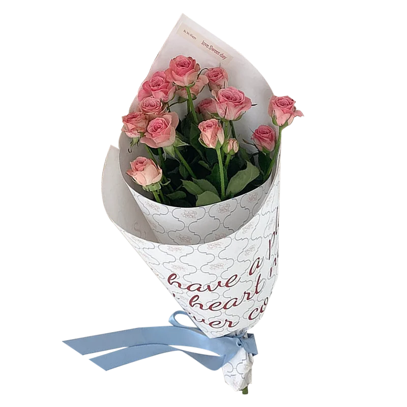 Корейские подарки оберточная бумага водонепроницаемые красочные рулоны букет цветов Лидер продаж на заказ пластиковые крафтовые бумаги ПВХ