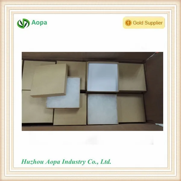 Z33K 3.5x3.5x1 Kraft Cotton Filled Boxes Paper Jewelry Boxes  Wholesale Cardboard Gift Boxes for Rings and Jewelry
