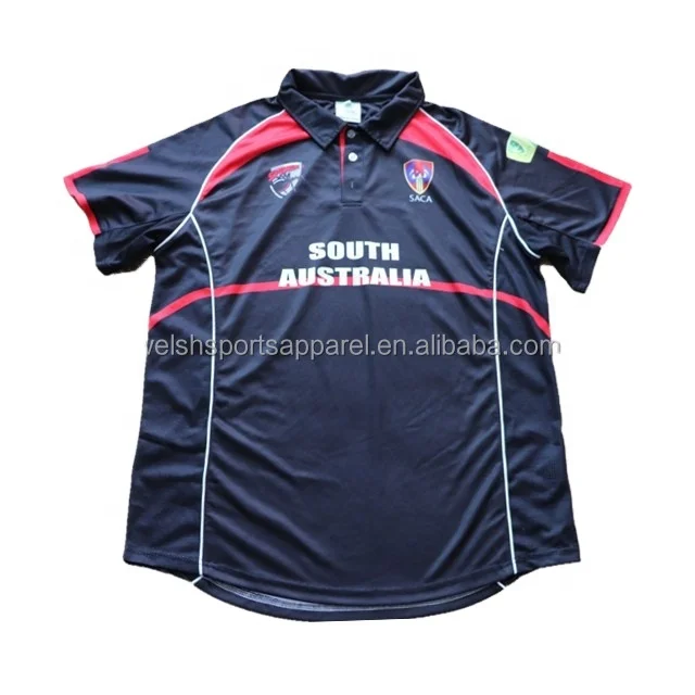 Wholesale design your own sublimation team coloured cricket jerseys