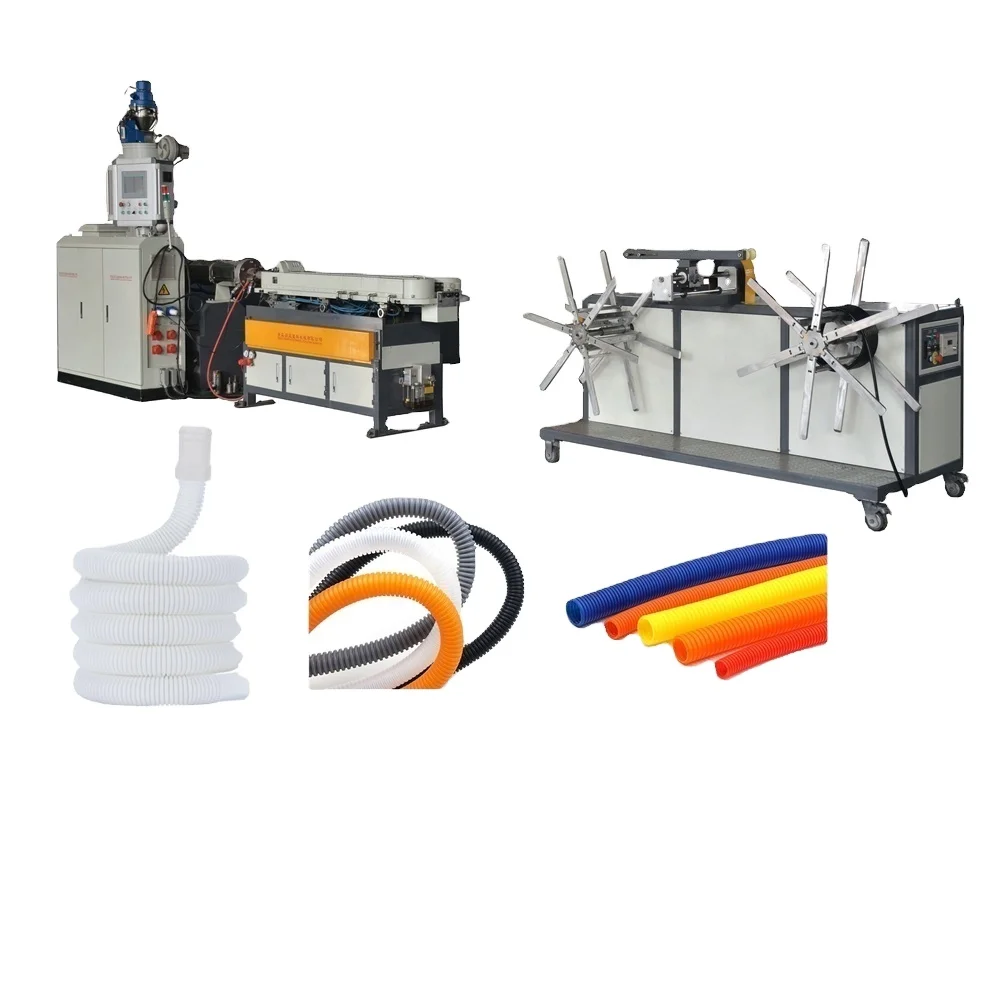 High Speed Forming Machine 5-13mm Corrugated Plastic Pipe Machine PP/PE/PA/EVA Single Wall Corrugated Pipe Production Line
