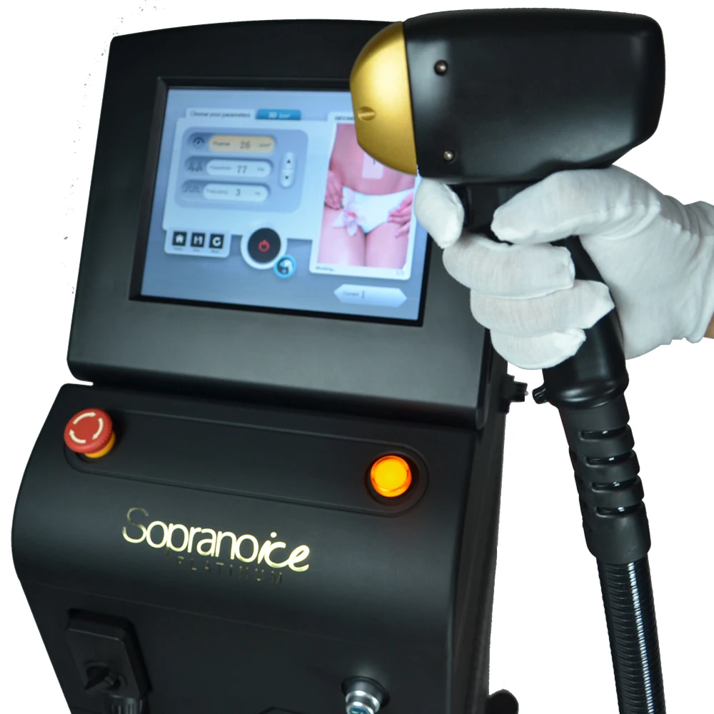 755 808 1064 Hair Removal Laser 808 diode laser Titanium / 808 diode laser Machine