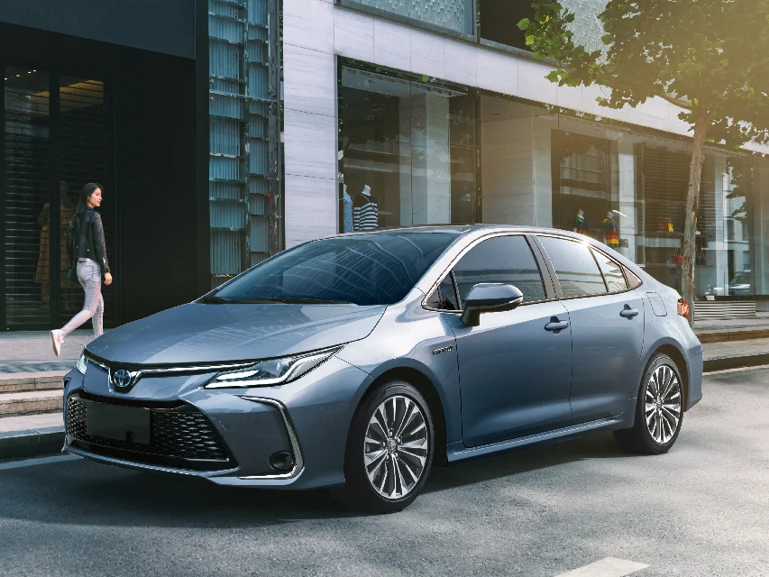 Chinese 2.0L Petrol SUV for Toyota Corolla Automatic Dual Engine Cheap New Energy Vehicles E-CVT Hybrid Cars Fast Delivery