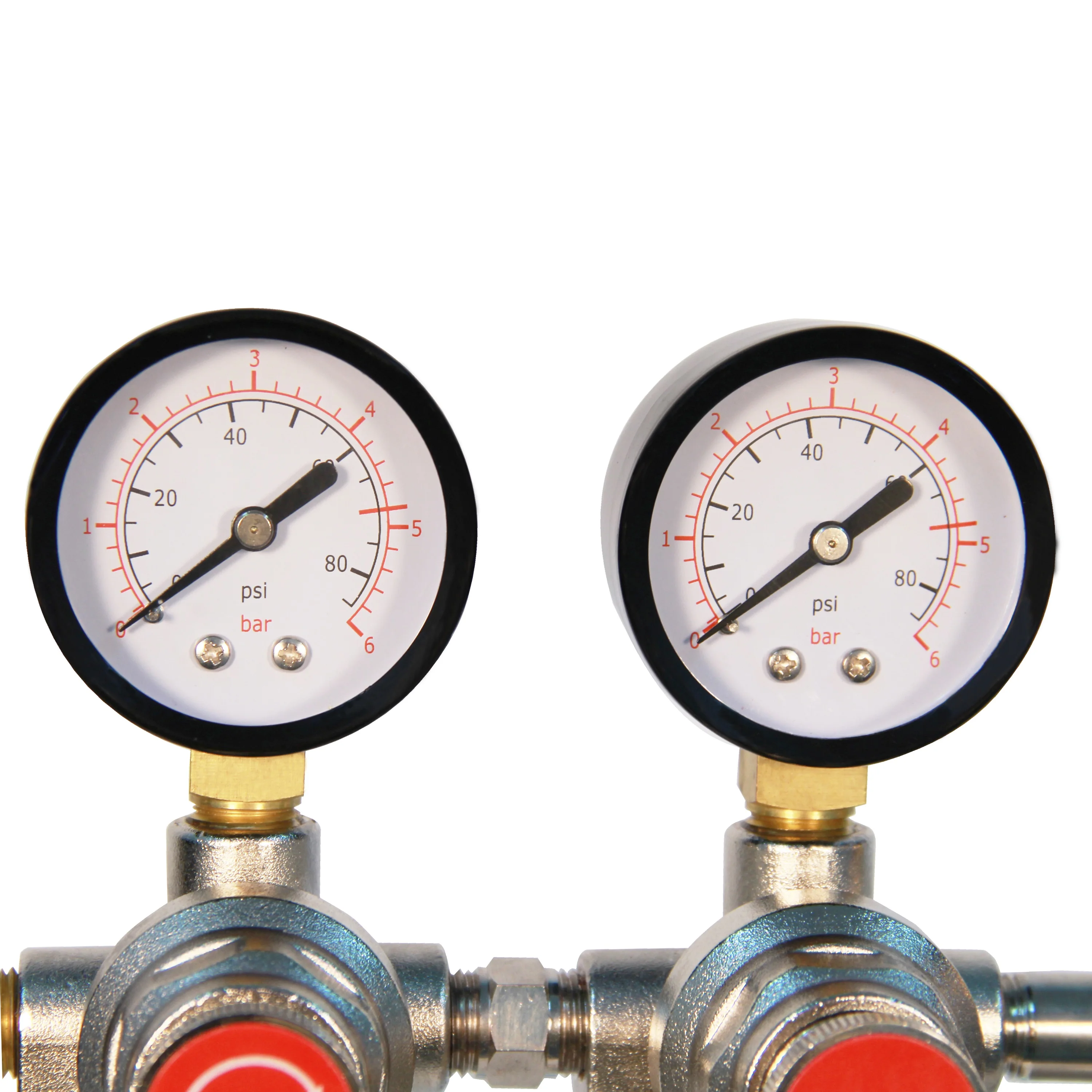  Двойной манометр dr 0250c латунный корпус высокого давления CO2 газовый редуктор для пива Co2