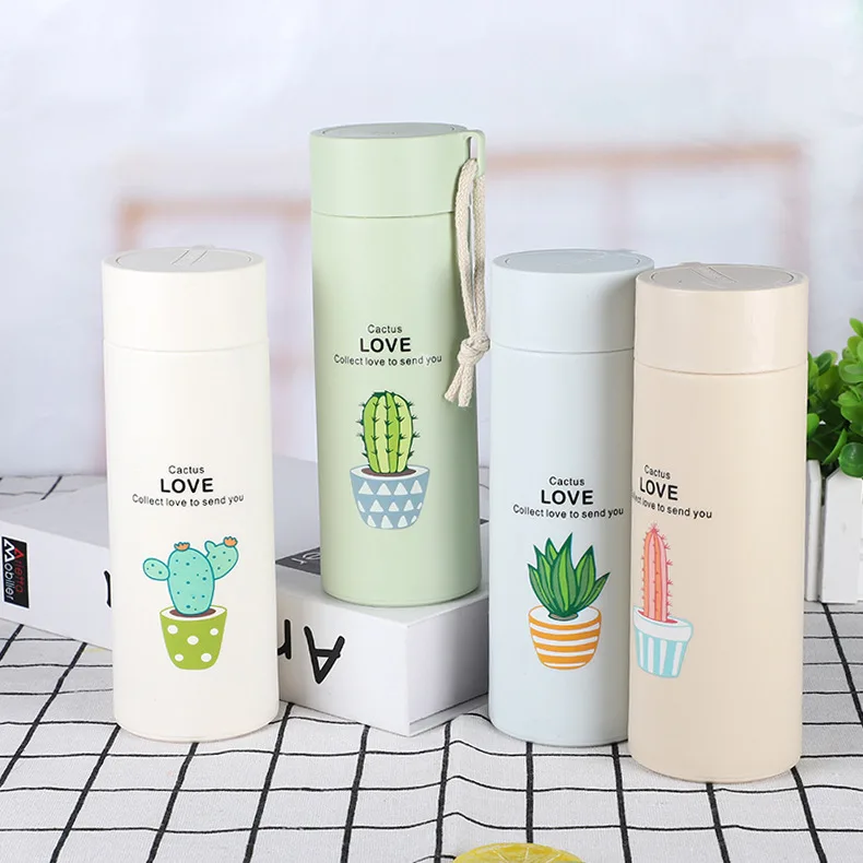 Creative Portable Portable Glass Cup Gift Advertising Water Bottles Printing Logo