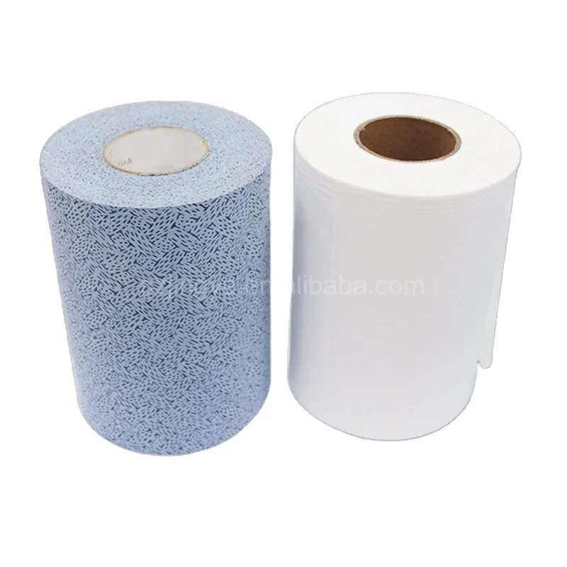 Lint free melt blown solvent resistant manila industrial wipe paper towels roll