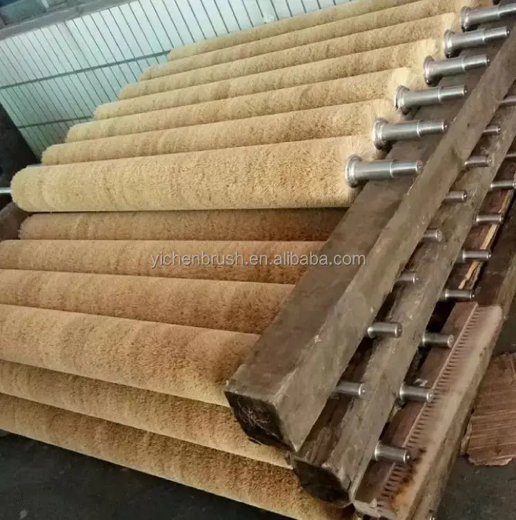 Anti Static Wire Brush Roller Woodworking Furniture Dust Removal Brush Roller