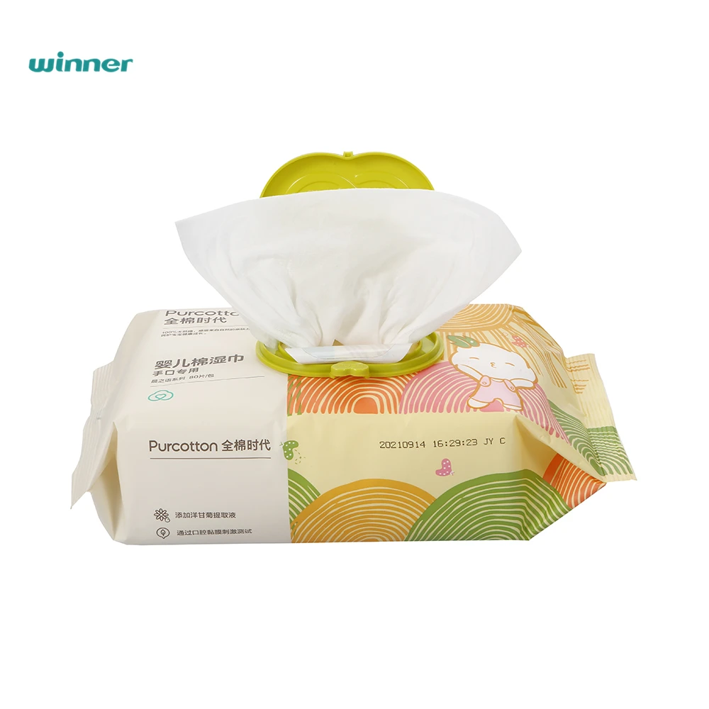 Салфетки Purcotton влажные органические салфетки для лица и одноразовые детские оптовая продажа