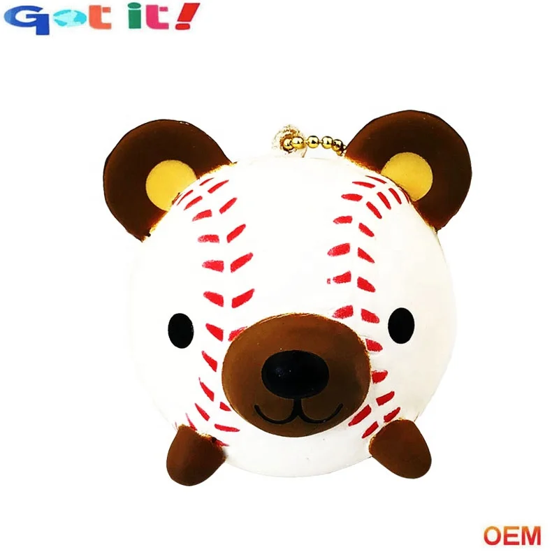 
Cheap custom polyurethane memory foam squishy slow rising soft anti stress ball for kids. 