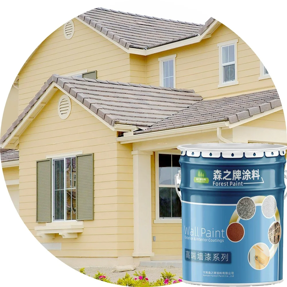 Wholesale House Paint Manufacturer Price Free Sample Easy Home Decor Housing Exterior Wall Latex Oil Paint