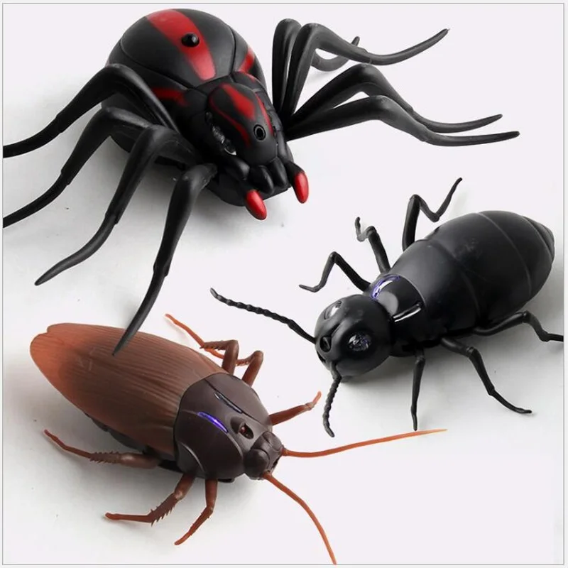  Инфракрасный RC игрушки для животных насекомых симуляция паук пчела летающий краб божья коровка мантис Электрический робот игрушка Хэллоуина розыгрыш насекомые
