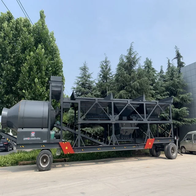 Factory price 30m3/h precast dry portable ready mobile mini mix concrete batching plant for sale