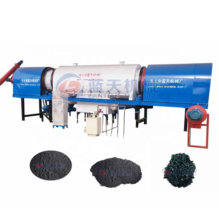 Activated Carbon Rotary Kiln Furnace Horizontal Charcoal Carbonization Furnace (1600276088299)
