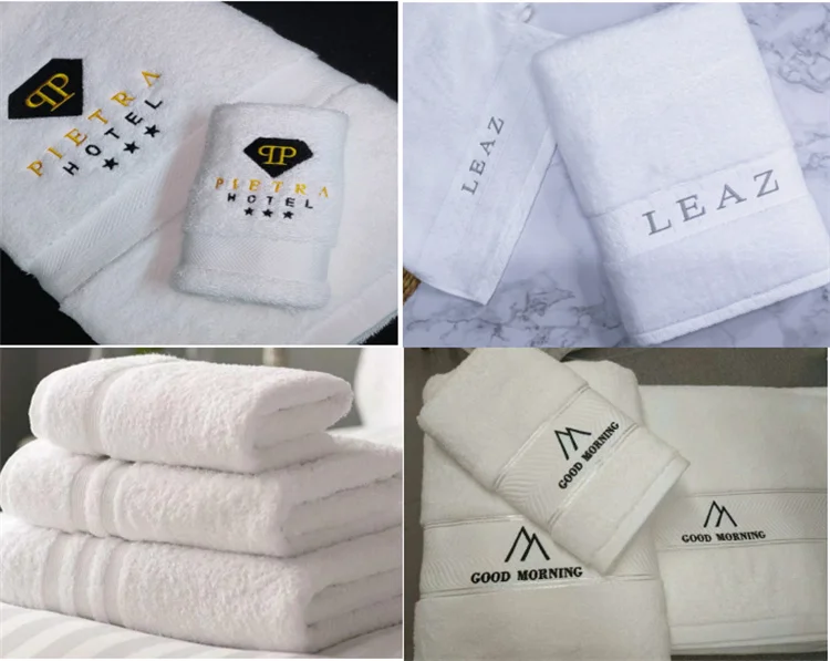 2022 new products customized logo jacquard process five star luxury hotel 100% cotton bath towel for girls