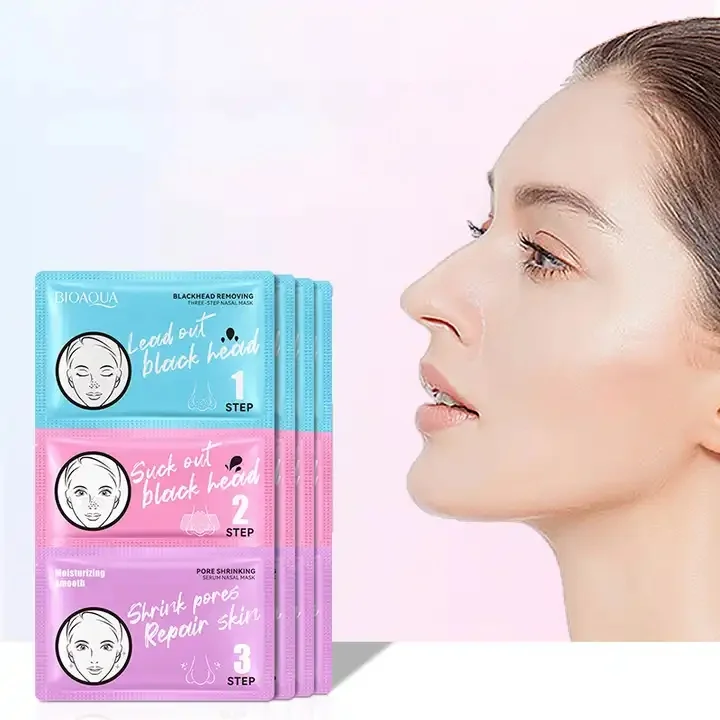 OEM BIOAQUA частная марка комплект из 3 ступеней средство для удаления черных точек глубокой очистки пор маска носа