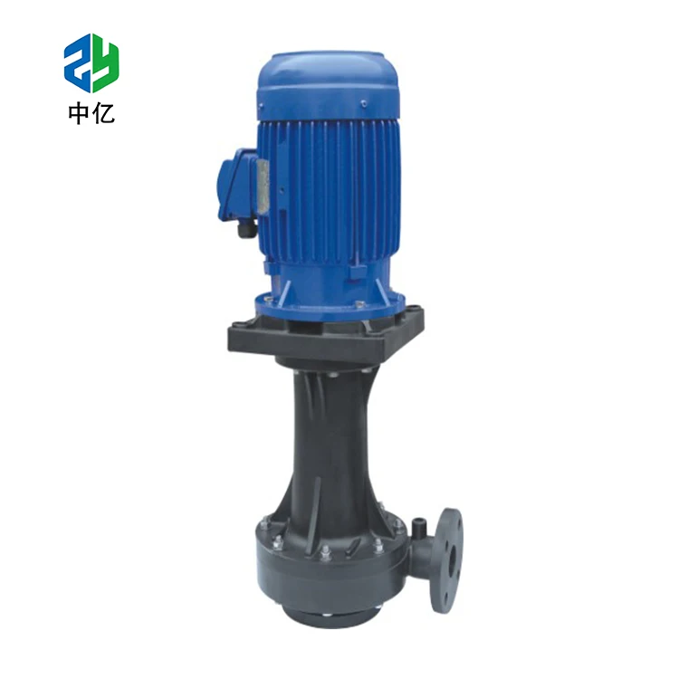 Vertical Chemical Resistant Acid Circulation Pump Acid Resistant Chemical Pump Acidic Liquid Recirculating Pump