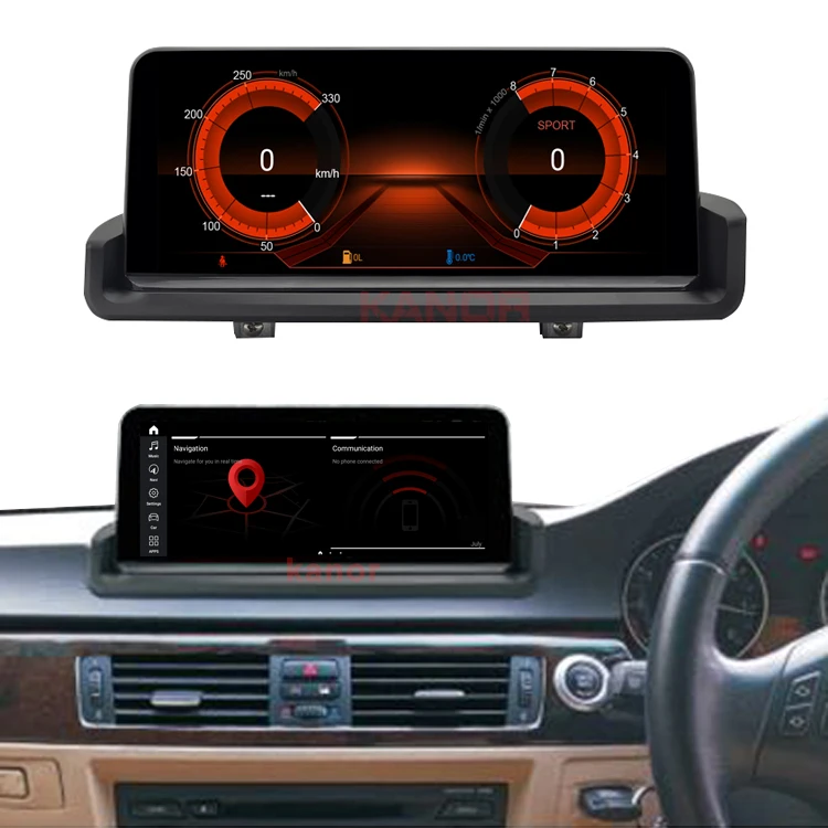 Right hand drive android 13 10.25' 4G LTE CARPLAY car audio for RHD BMW 320D E90 E91 E92 E93 dashboard display auto radio
