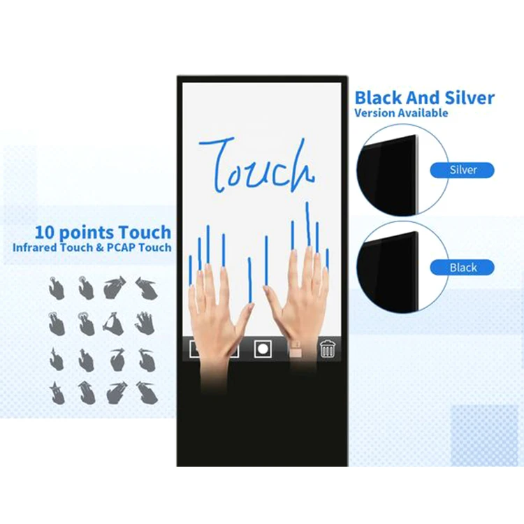 Hot Selling Product 4k Stand Touch Mobile Led Advertising Display Screen