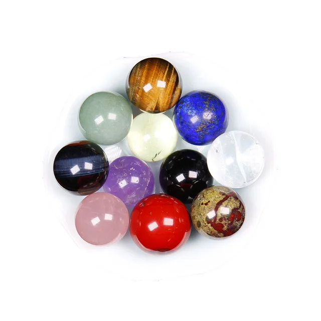 100% Natural Crystals Chakra Healing stones Amethyst Clear Rose Quartz Stone Crystals Spheres For Hearth And Lucky