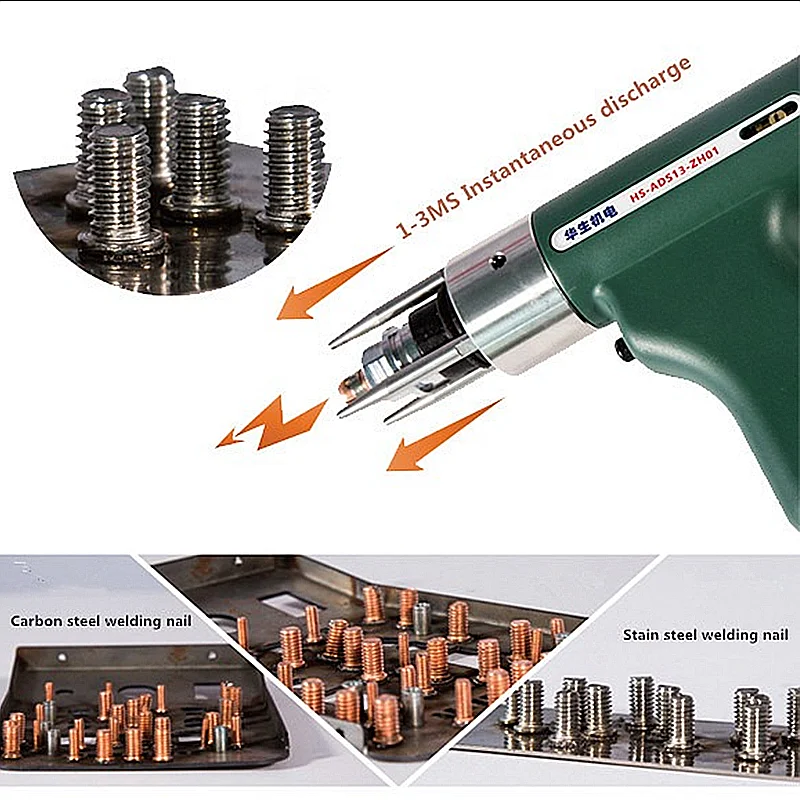 Capacitor discharge stud welding machine