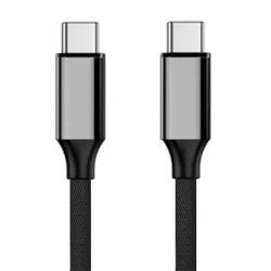 2M 6.7FT Long PD USB-C to USB C Braid Cable Fast Charging for Macbook Laptop Phone