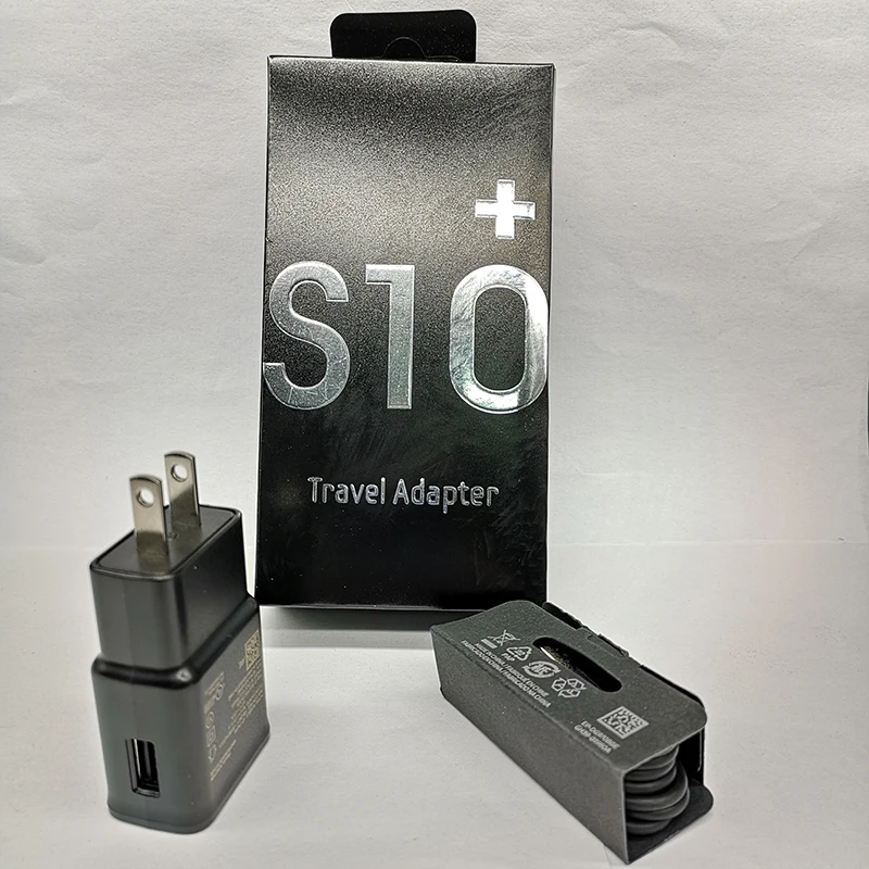  Быстрое зарядное устройство S10 оригинального качества для Samsung Note 10 S9 с USB-кабелем и