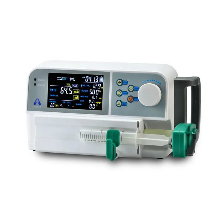 High Quality Single Channel Electric Syringe Infusion Pump with Drug Library High Pressure Continuous Syringe Pump