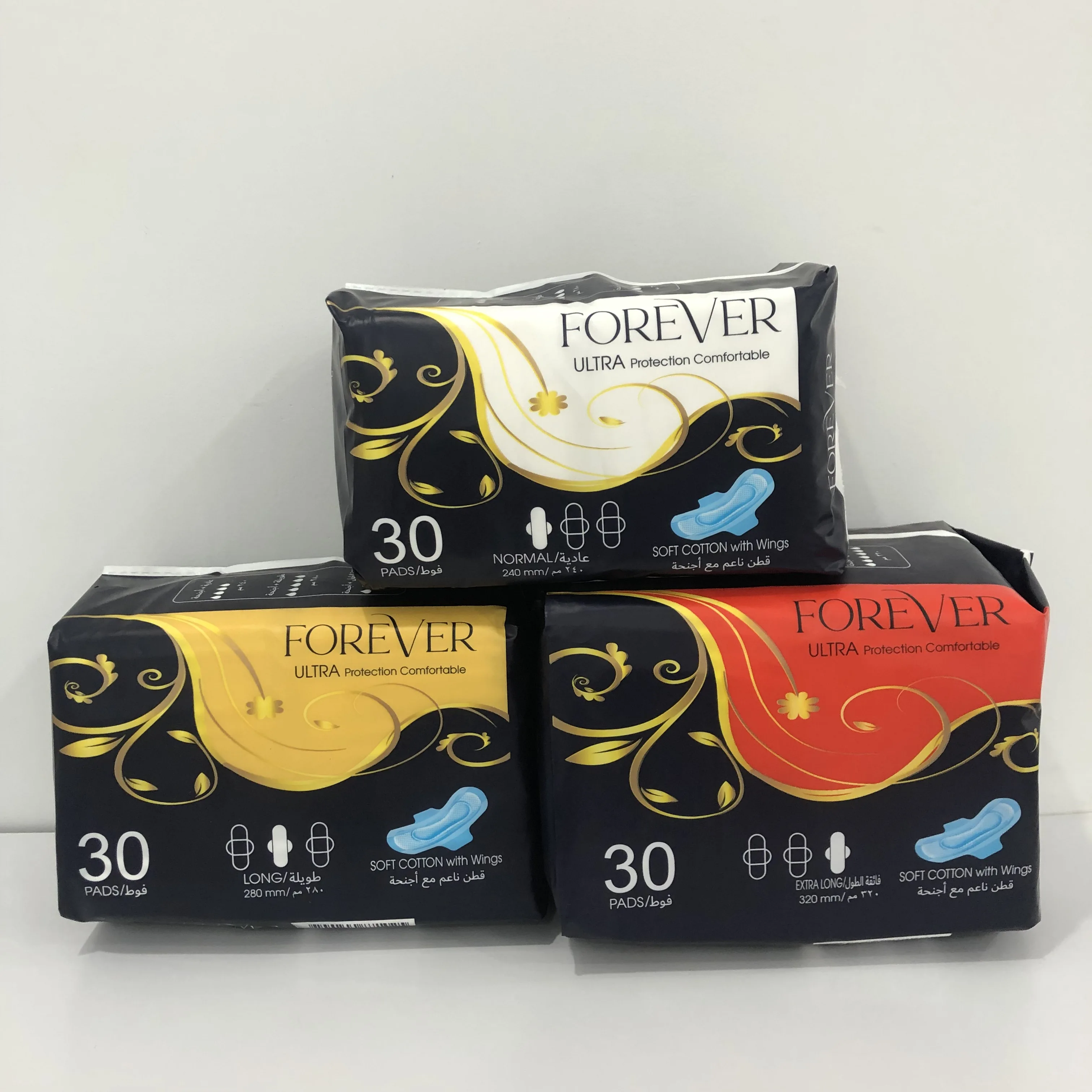 Disposable herbal sanitary pads female sanitary towel  women pad to Kenya