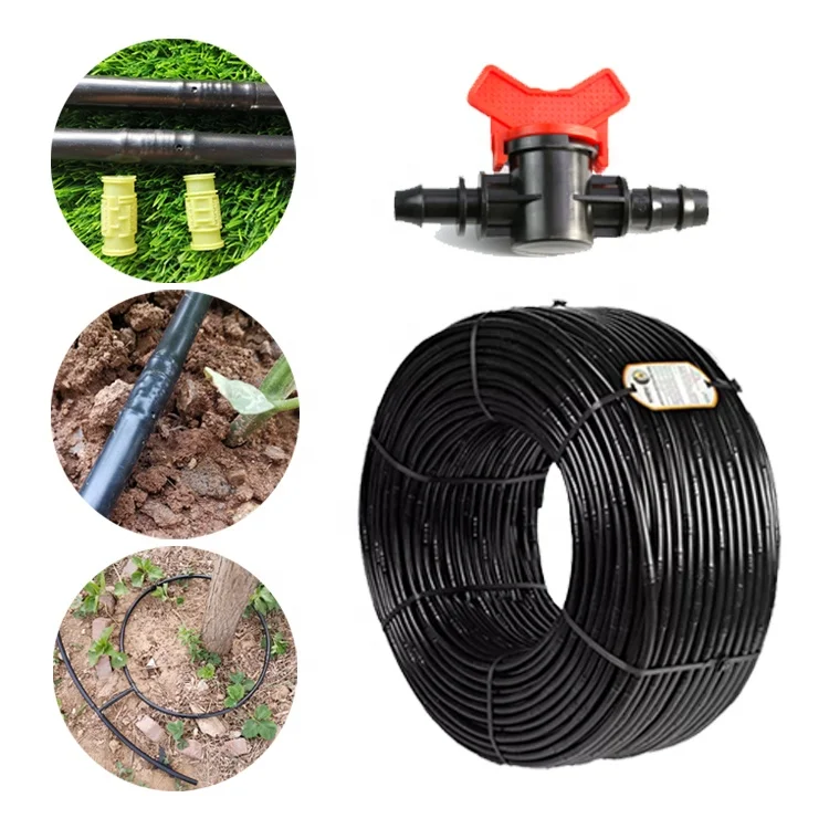 gardenfarm irrigation system POM barb offtake mini valve for LDPE pipe drip pipe