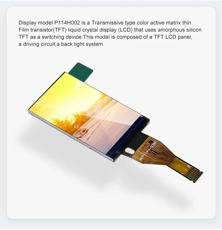 Polcd 0.96 1.14 1.33 1.69 1.77 2.2 2.4 2.8 inch TFT Module spi rgb mcu mipi 8 - 50 pin LCD Touch Screen Display